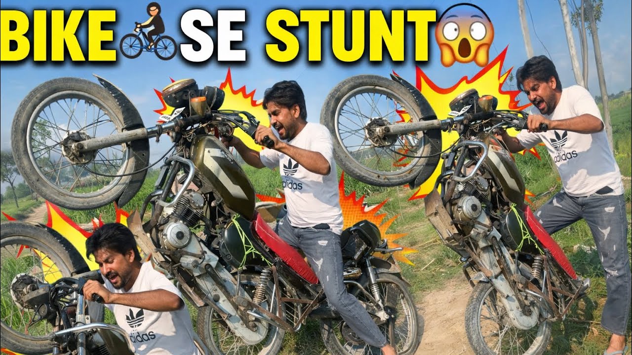 Bike se Khatarnak stunts lgvaye! 😱! #viralvideo #automobile #trending #indianrepublicday 