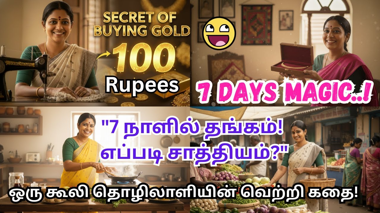 தினசரி சம்பளத்தில் தங்கம் சேமிக்க 7 நாள் சேமிப்பு சவால்! | Daily Income Budget Hacks Budget Planning