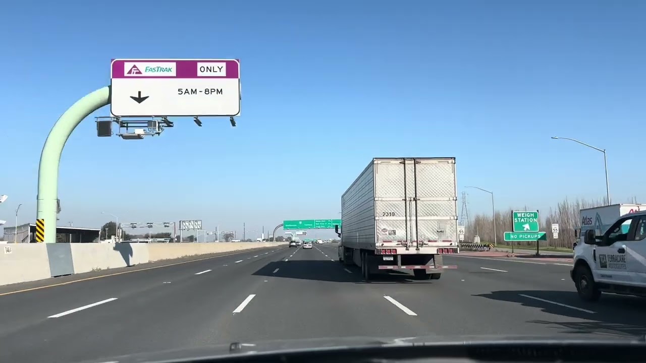 American Highways with beautiful views 