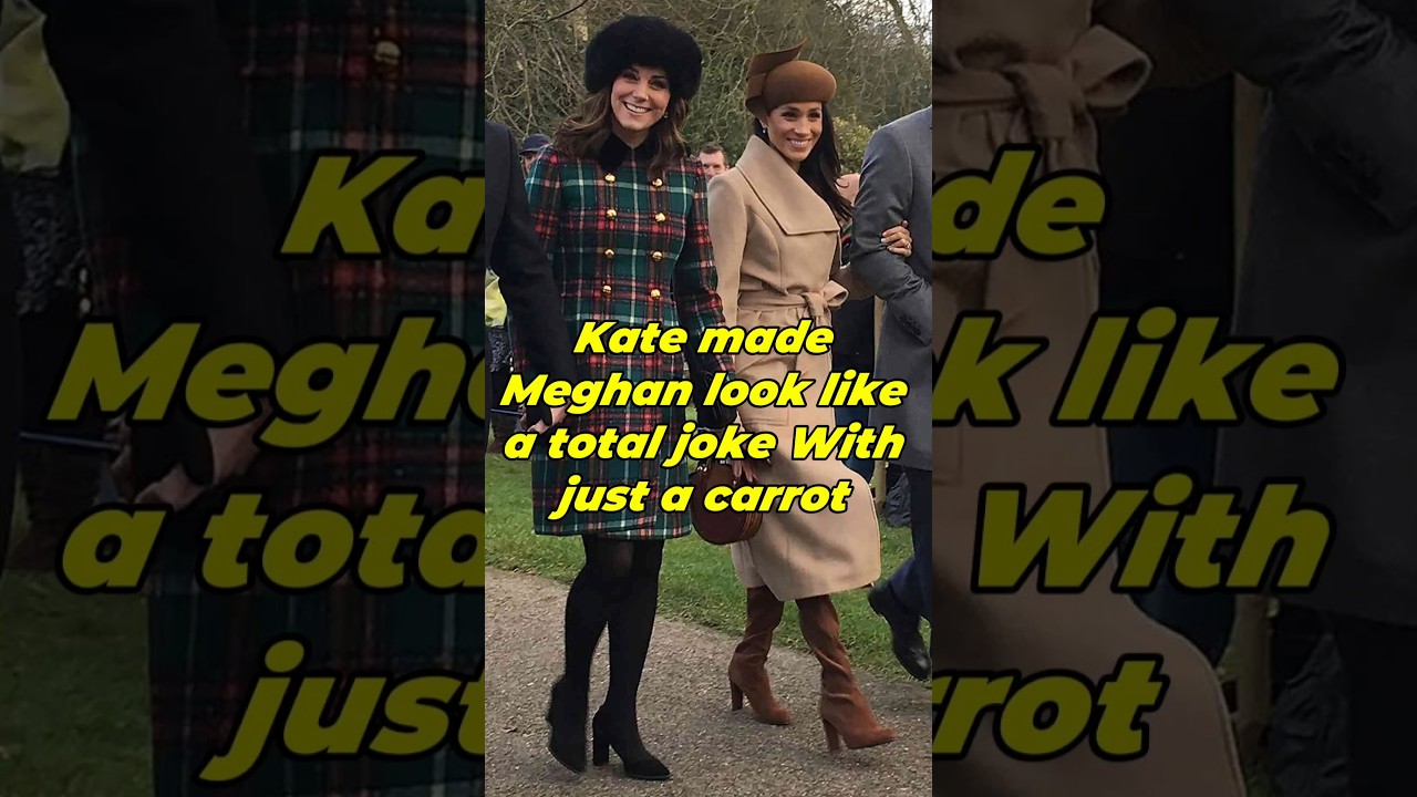 Kate made Meghan look like a total joke With just a carrot #kate #meghan #foryou #fyp