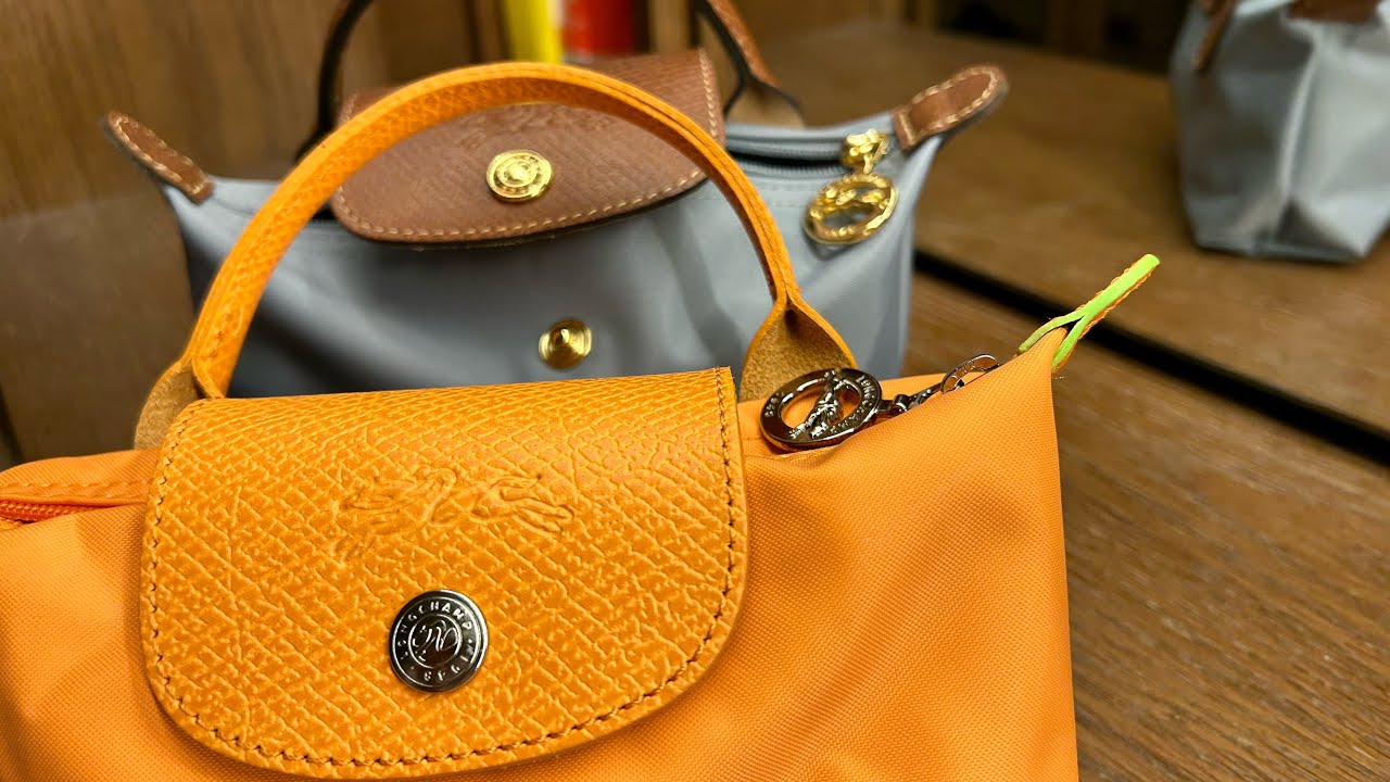 Longchamp le pliage Mini Pouch Collection! My Least Favorite Size ?