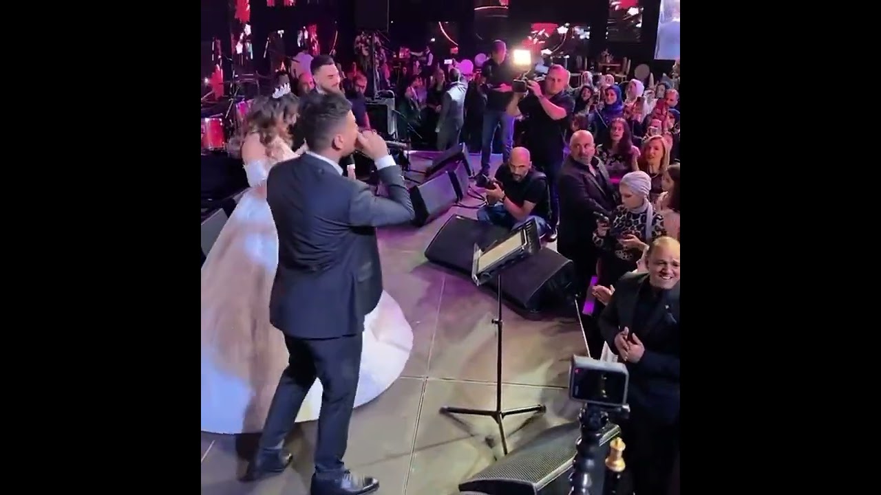حفل زواج فلسطيني بحضور الفنان محمد عساف 🇵🇸✨
