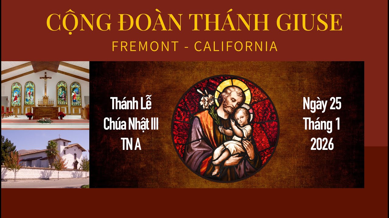 Thánh Lễ Chúa Nhật III TN năm A - 3pm January 25, 2026