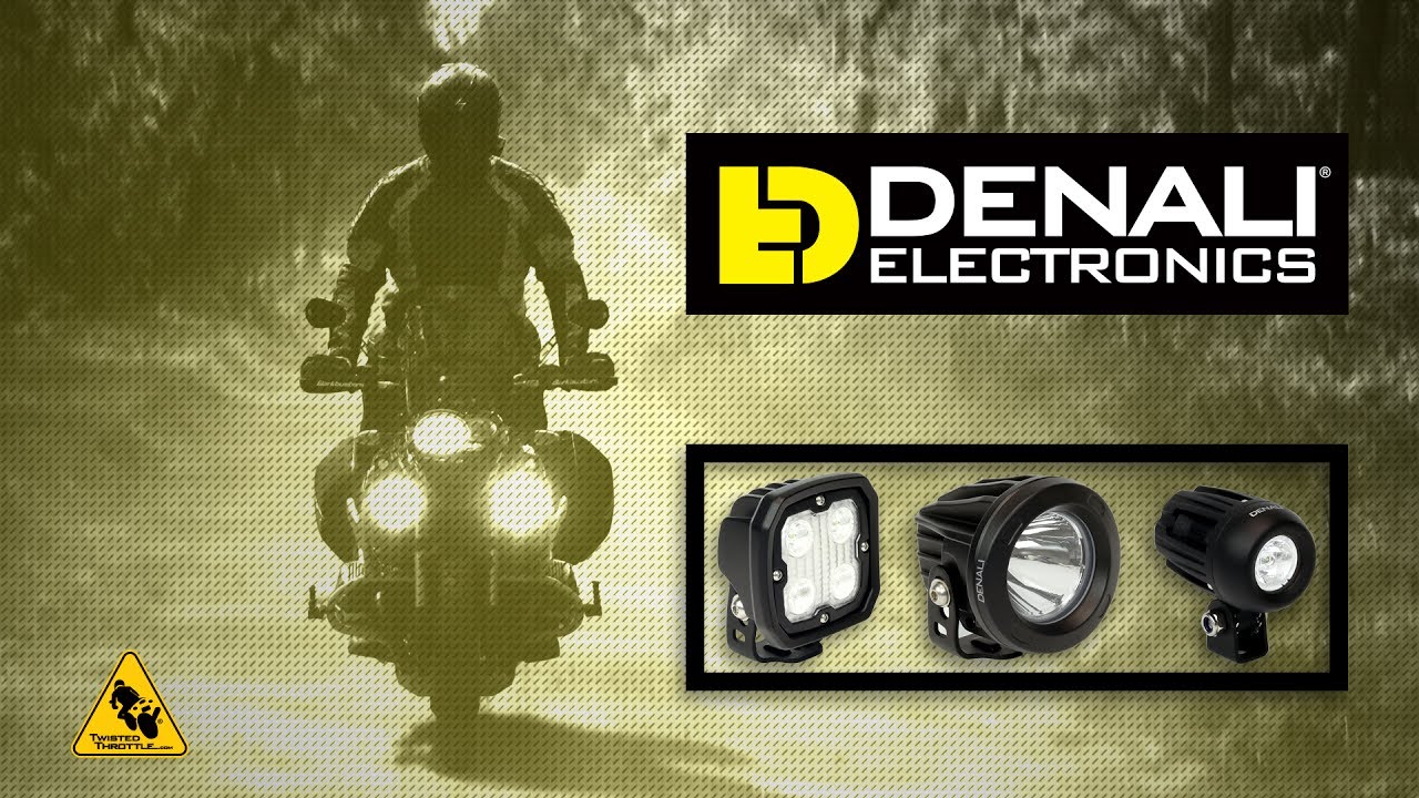 Denali LED Motorcycle Auxiliary Lighting from Twisted Throttle
