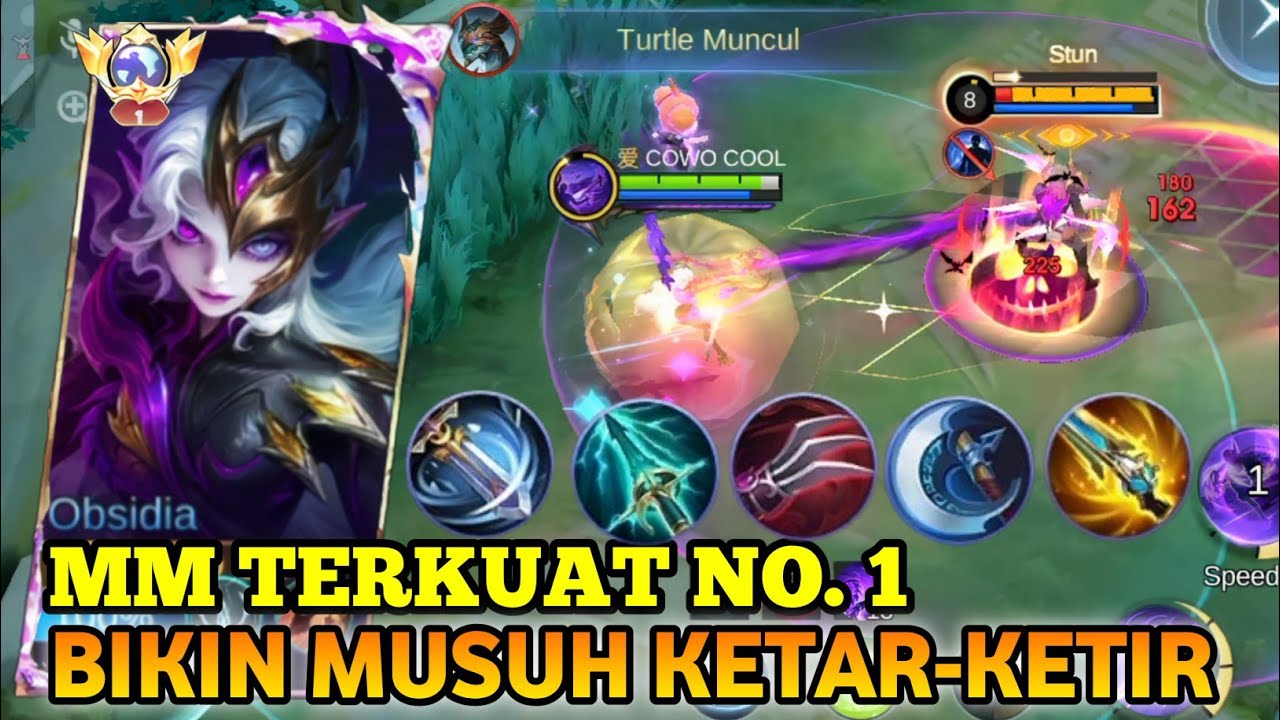 OBSIDIA MM TERKUAT NO. 1 | BIKIN MUSUH KETAR-KETIR SAMPAI MENANGIS - MLBB