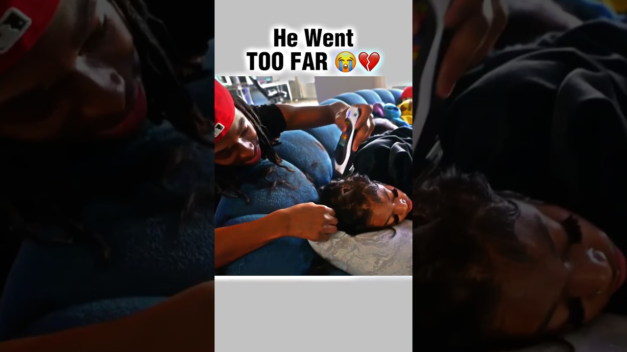 Boyfriend Shaves Girlfriend’s Hair As A Prank 😭💔