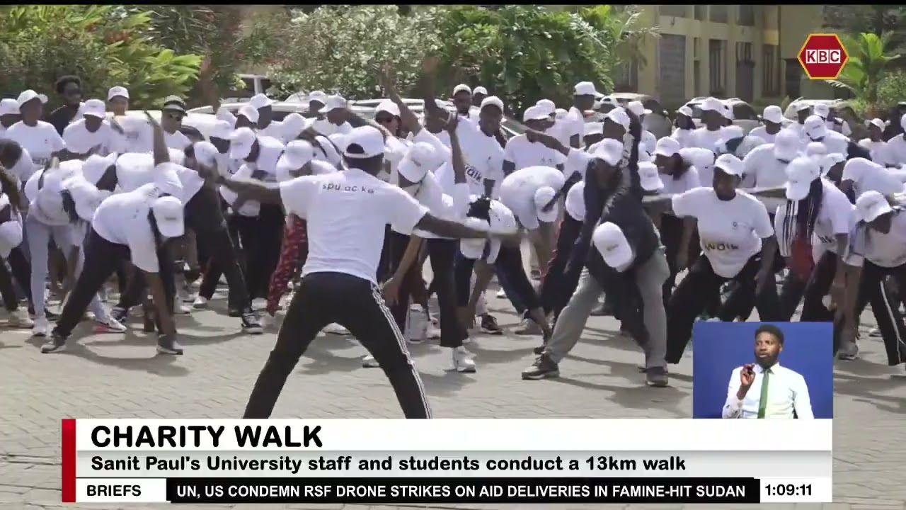 St.Paul's University conduct 13km walk to raise funds for vulnerable students