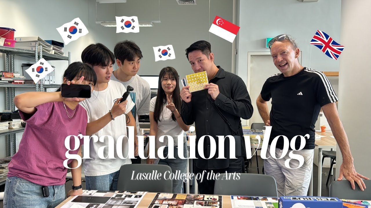 I finally graduated from Singapore Art College | THE LASALLE SHOW 2024 | 싱가포르 미대 졸업 브이로그