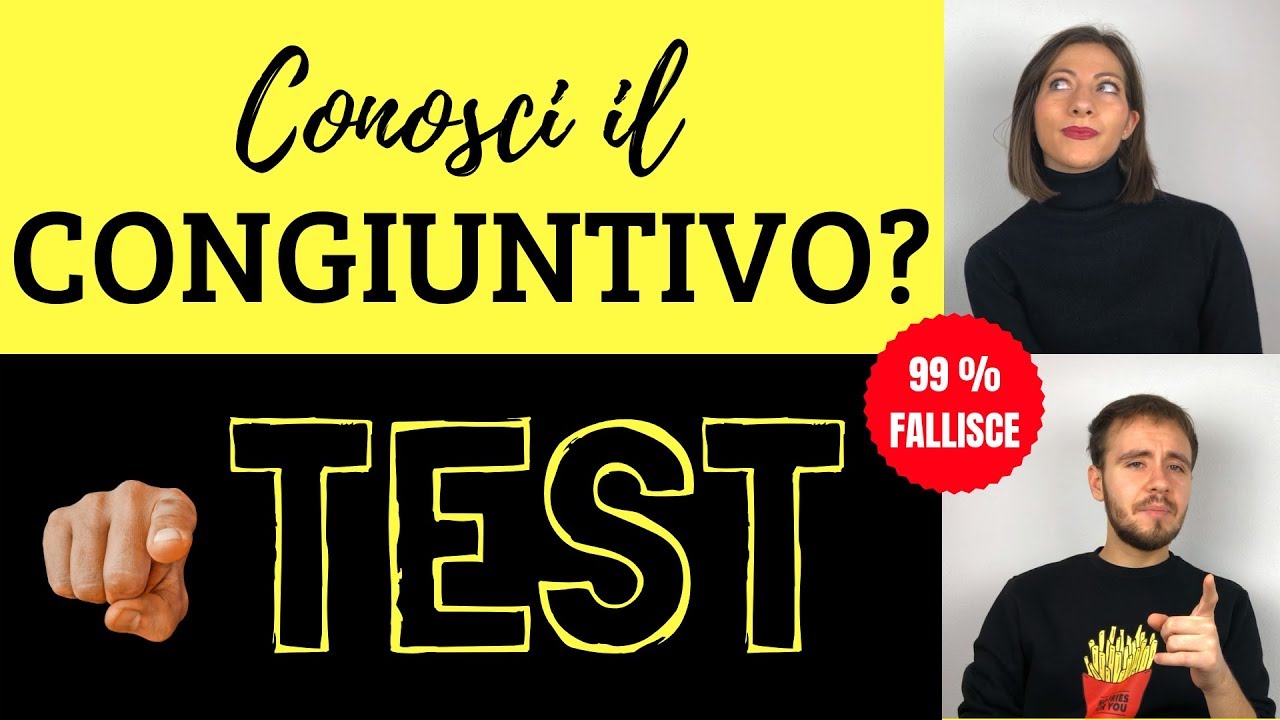 TEST sul CONGIUNTIVO italiano (riesci a passarlo?) - Italian SUBJUNCTIVE TEST: Learn Italian! 😱😨😰