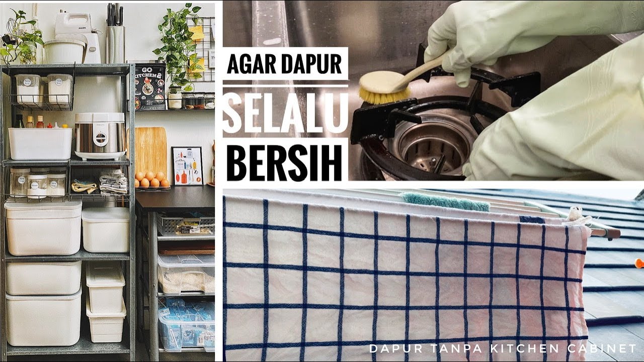 Bebenah Dapur Mungil || Agar lap dapur kembali bersih seperti baru || Clean with me