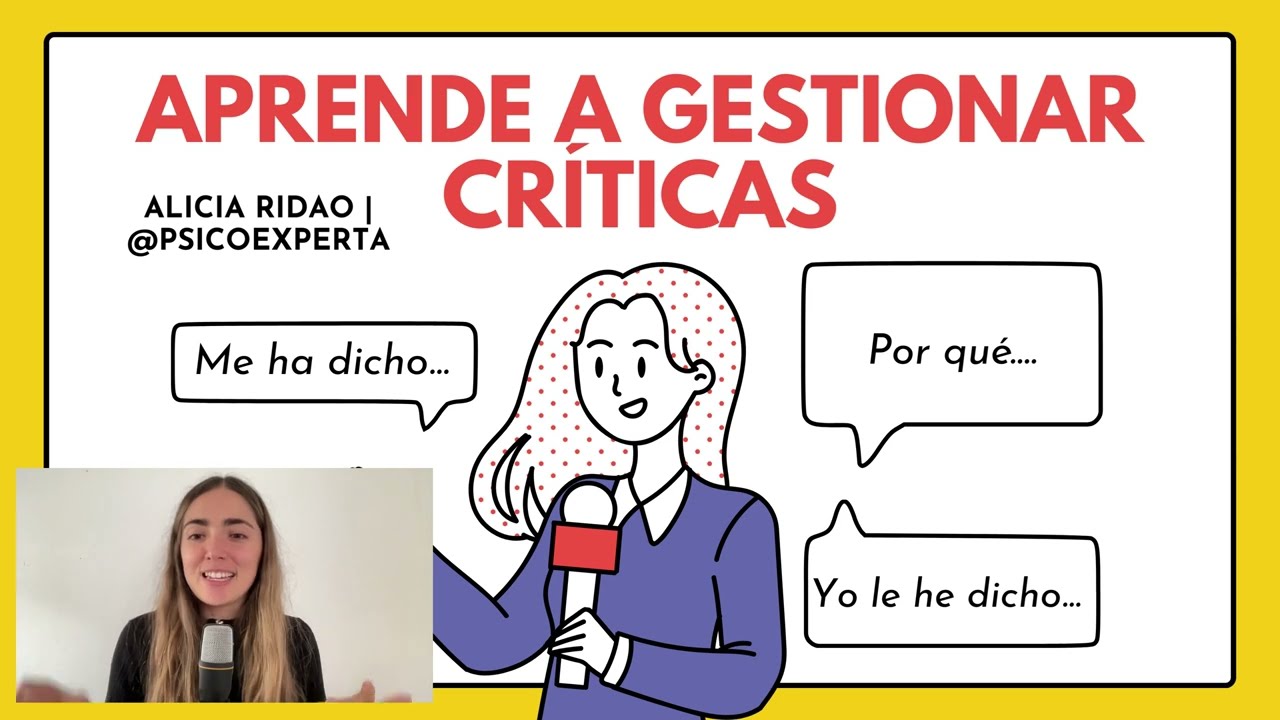 Aprende a gestionar las críticas