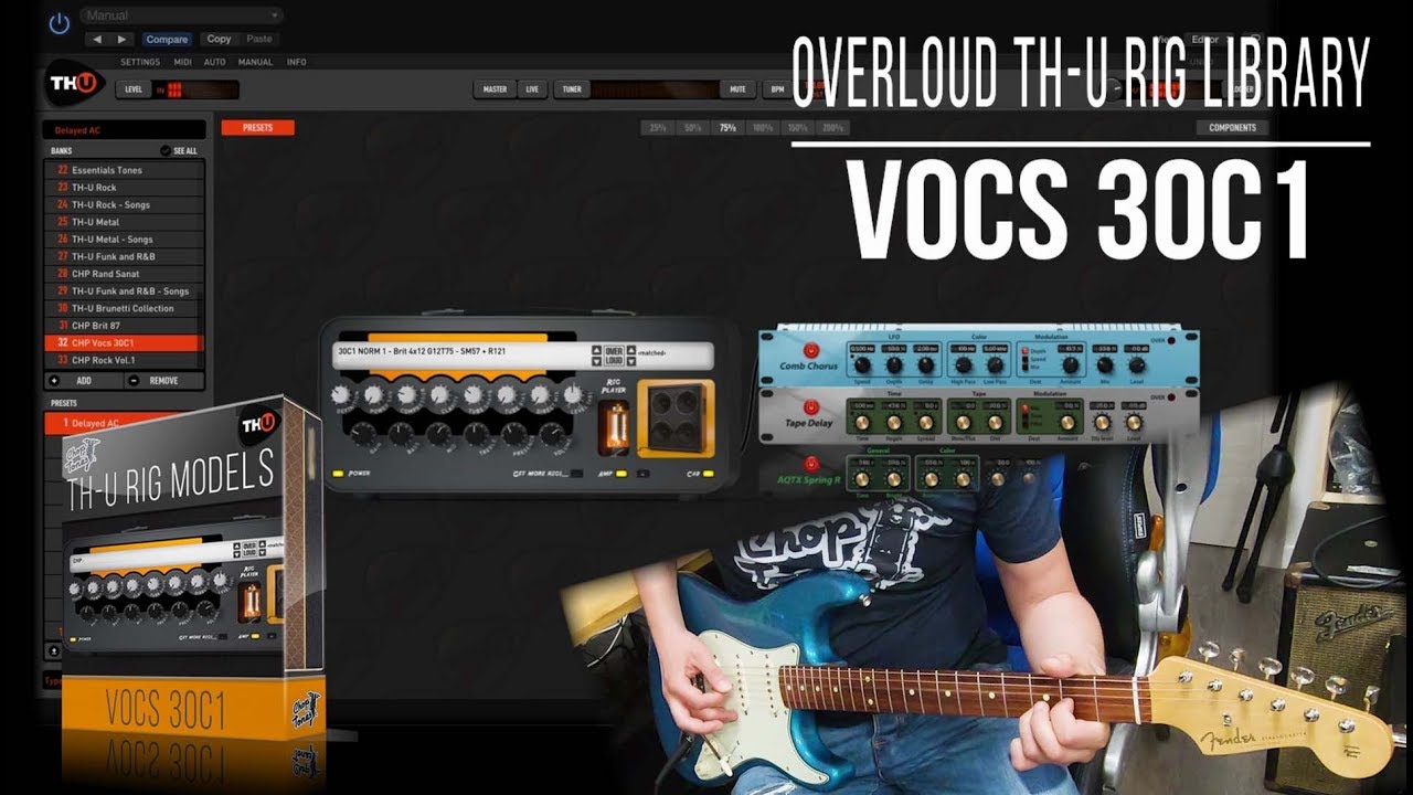 Overloud TH-U Rig Models Pack | Vocs 30C1 | Playthrough Demo (Vox AC30)