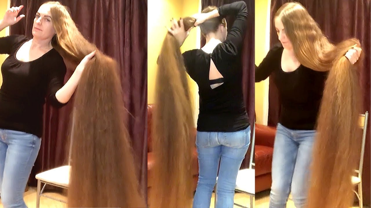 RealRapunzels | Heavy Floor Length Hair Braiding and Brushing (preview)