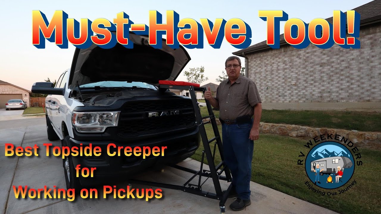 Best Topside Creeper for Working on Pickups - Must-Have Tool! #Topsidecreeper, #BestTopsidecreeper