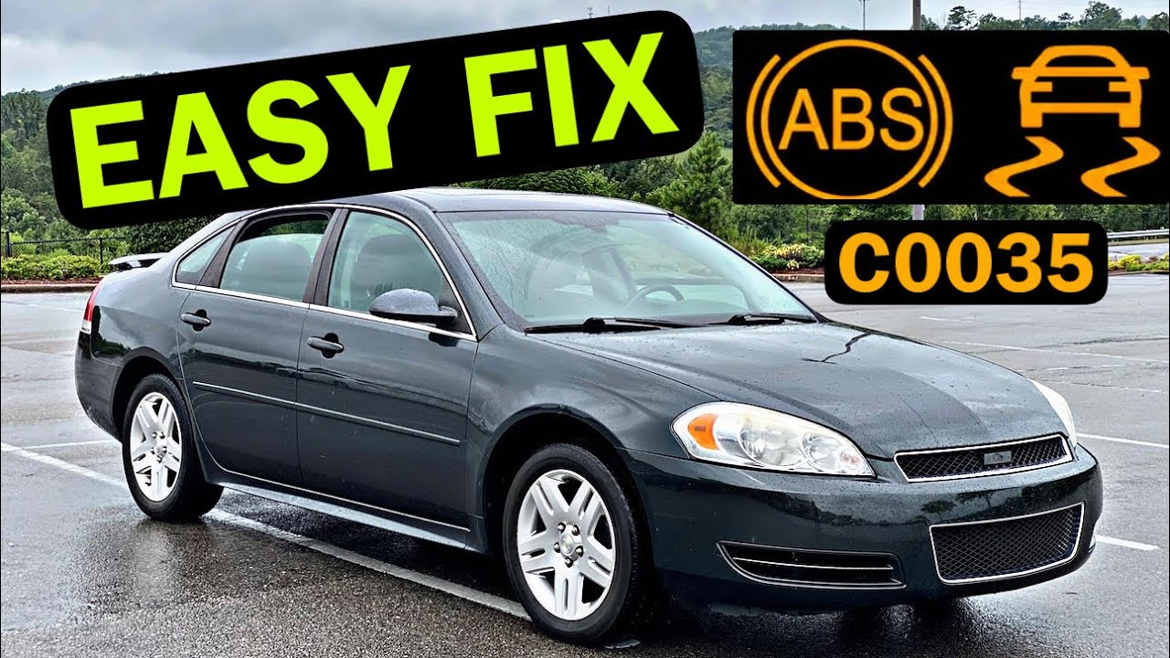 2006 - 2013 Chevrolet Impala ABS Traction Light C0035 FIX
