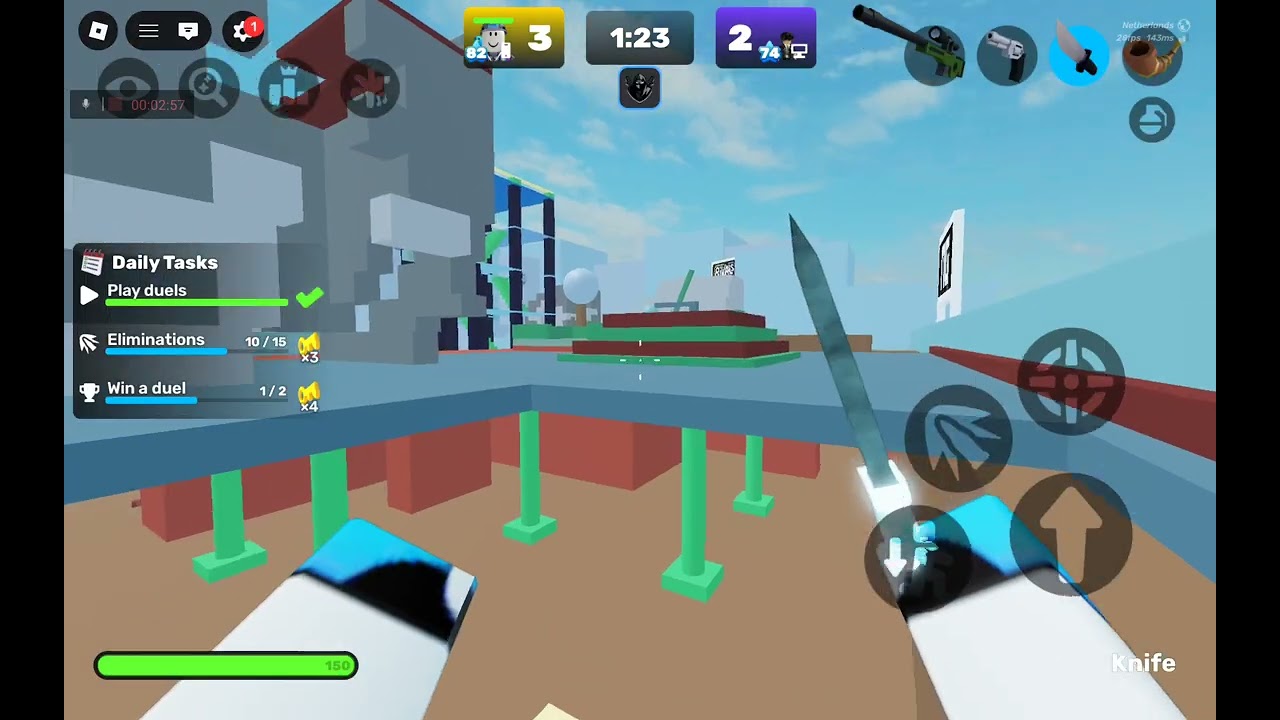 I 1v1'D a 74 lvl player in rivals