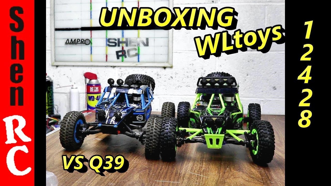 WLTOYS 12428  4WD ROCK BUGGY UNBOXING VS Q39