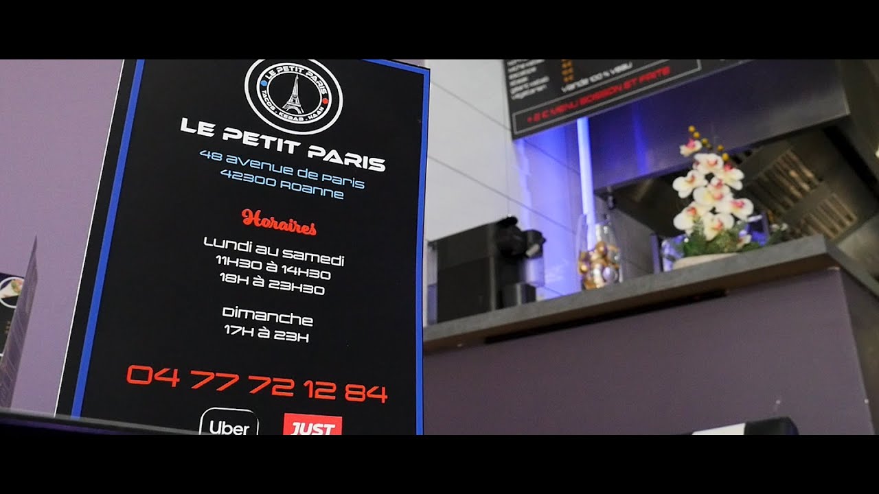 Le Petit Paris -  Restauration rapide - Snack (Clip publicitaire)