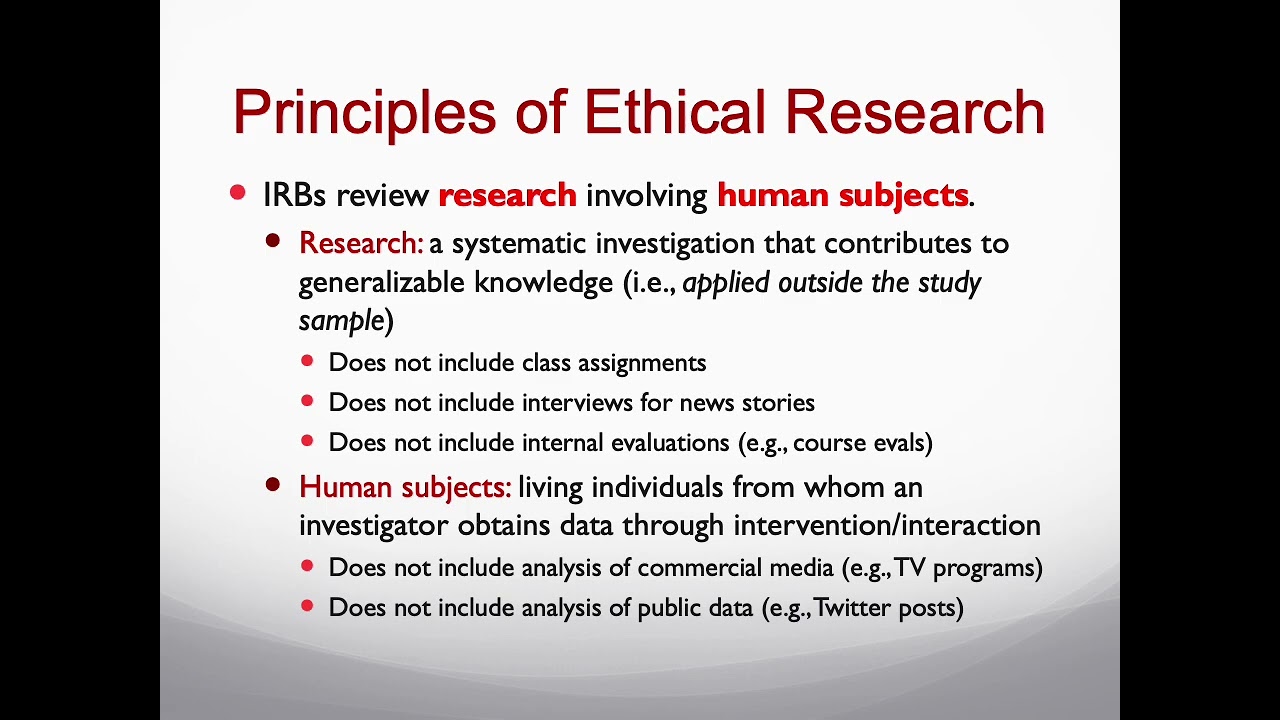 W6 Research Ethics