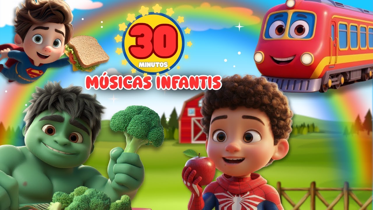 30 Min | Her&oacute;is Saud&aacute;veis, Chuggy e Amigos &ndash; M&uacute;sica Infantil Educativa | M&uacute;sica Crist&atilde; Infantil