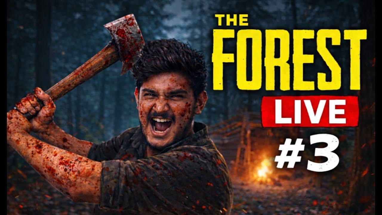 The Forest LIVE #3 🌲🪓 | Rage Moments, Survival & Cannibal Chaos