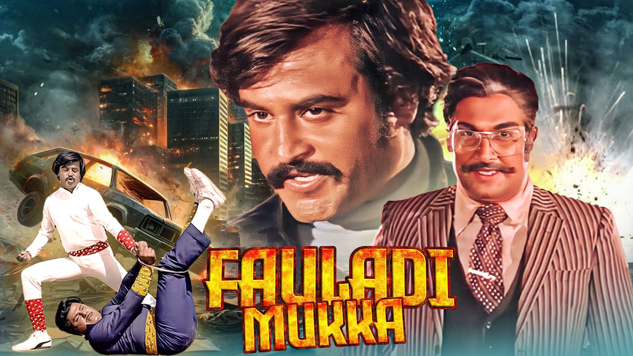 Superstar Rajinikanth - Fauladi Mukka (HD) | Blockbuster Movie | Hindi Dubbed | Radha