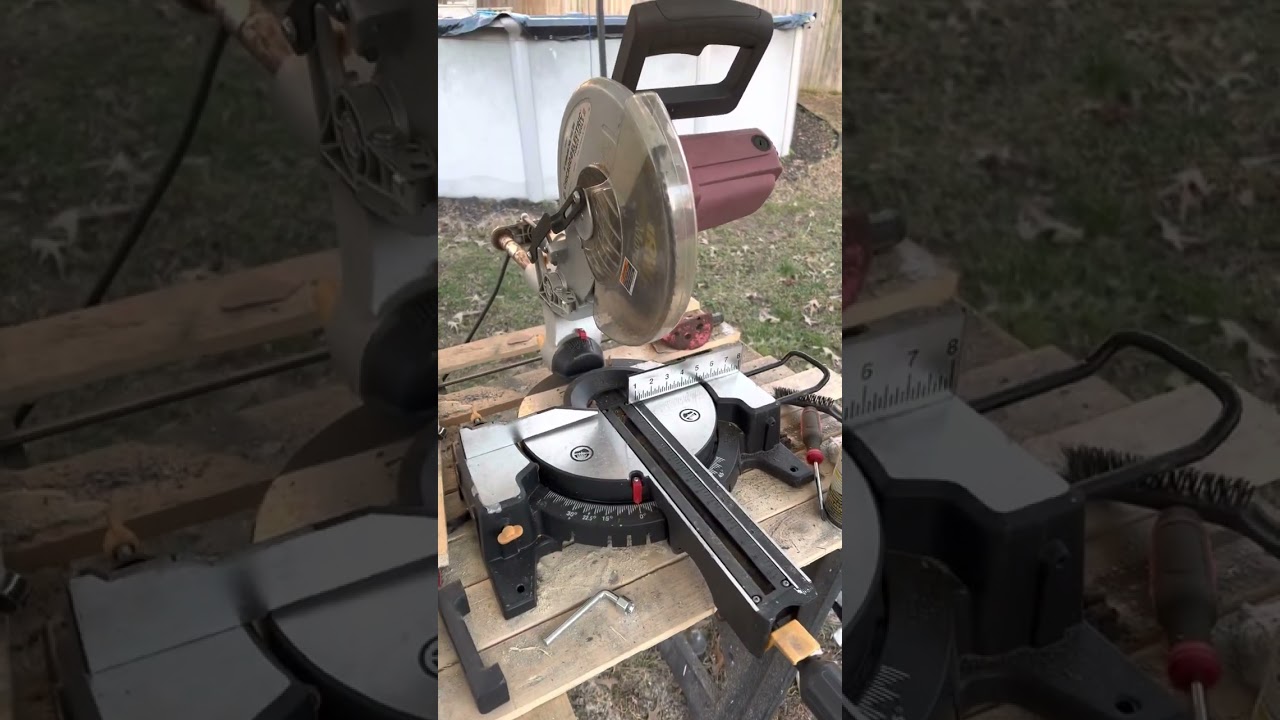 Harbor Freight Compound Miter saw fix