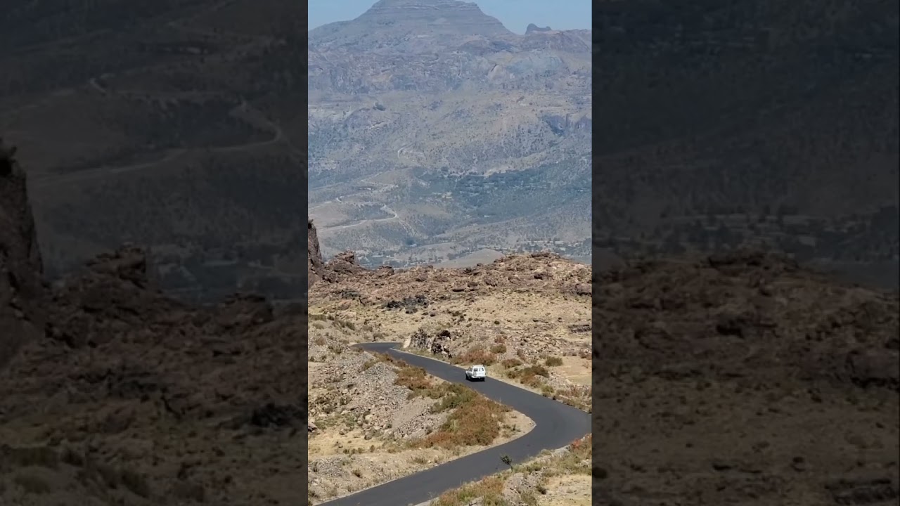 شاهد اقوى وأروع مقطع فيديو من جبال العود  محافظة إب