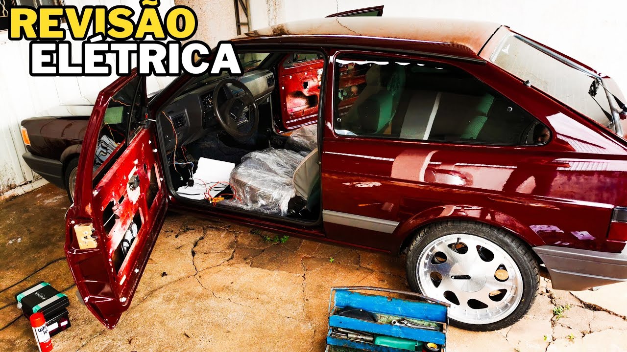 Revisão ELÉTRICA do GOL QUADRADO depois da REFORMA