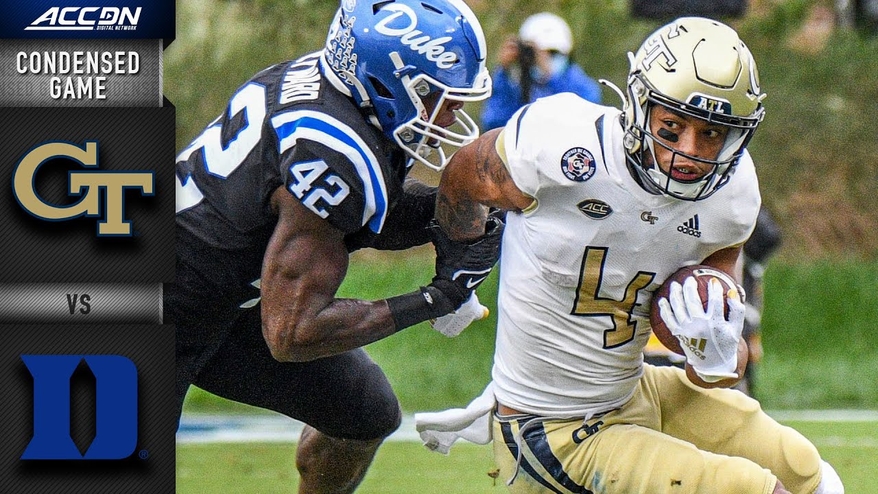 Georgia Tech vs. Duke Condensed Game | 2021 ACC Football