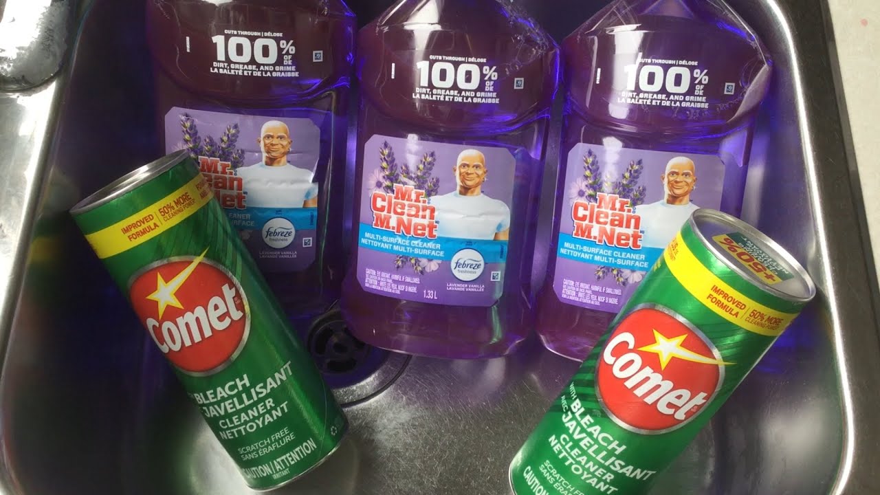22 cans of Comet💫, Mr Clean Lavender Vanilla, Scentboosters, Lavender Dawn, Paste