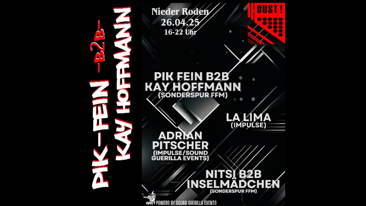 PIK-FEIN -B2B- KAY HOFFMANN @ DUST OPEN AIR | NIEDER RODEN | 26.04.25