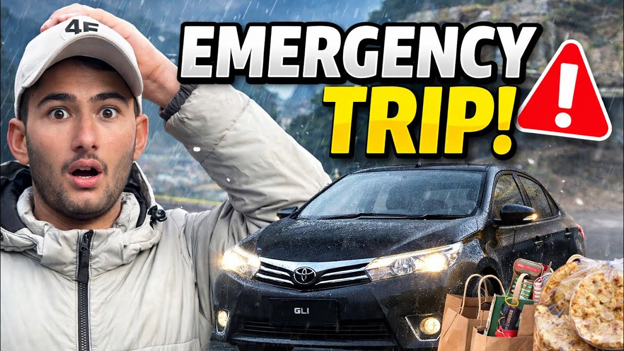 Emergency Trip to Islamabad 😱 | Murree Weather + Shopping + Kashmir Vlog