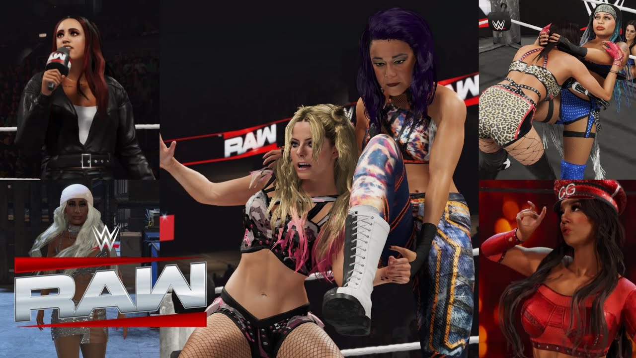 WWE 2K25 RAW : AVA ADDRESSING TONIGHT,  ALEXA BLISS VS BAYLEY, & ASUKA VS CHELSEA GREEN +  ...