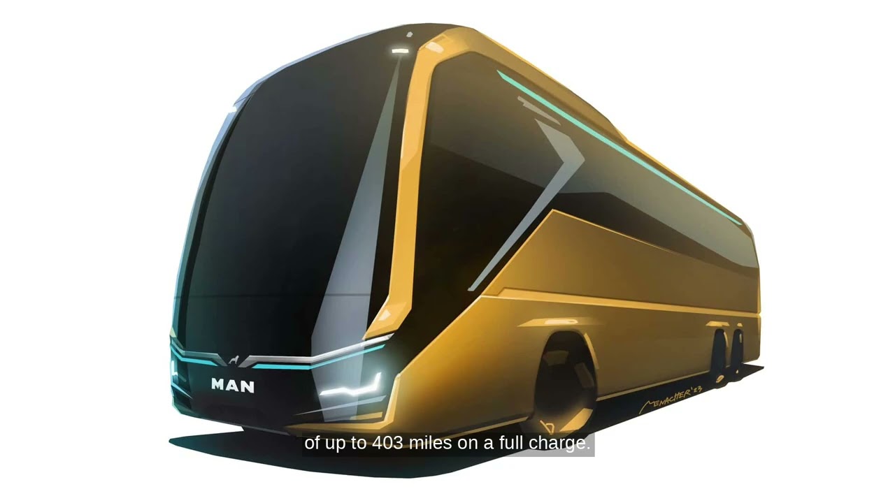 M.A.N's First Electric Coach Launches with Huge Battery Pack