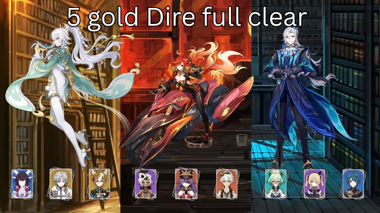 [6.3 Stygian Onslaught] 5 cost Dire full clear