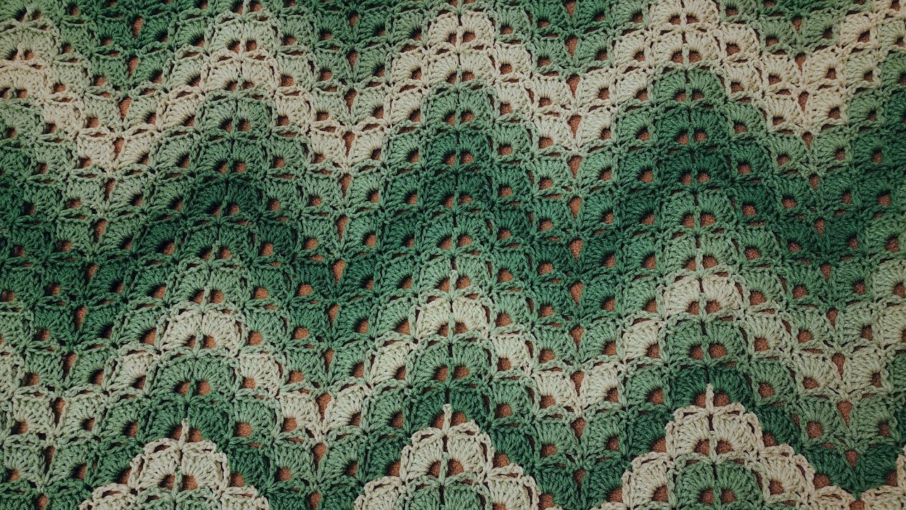 The Shell Ripple Blanket - Crochet Tutorial!