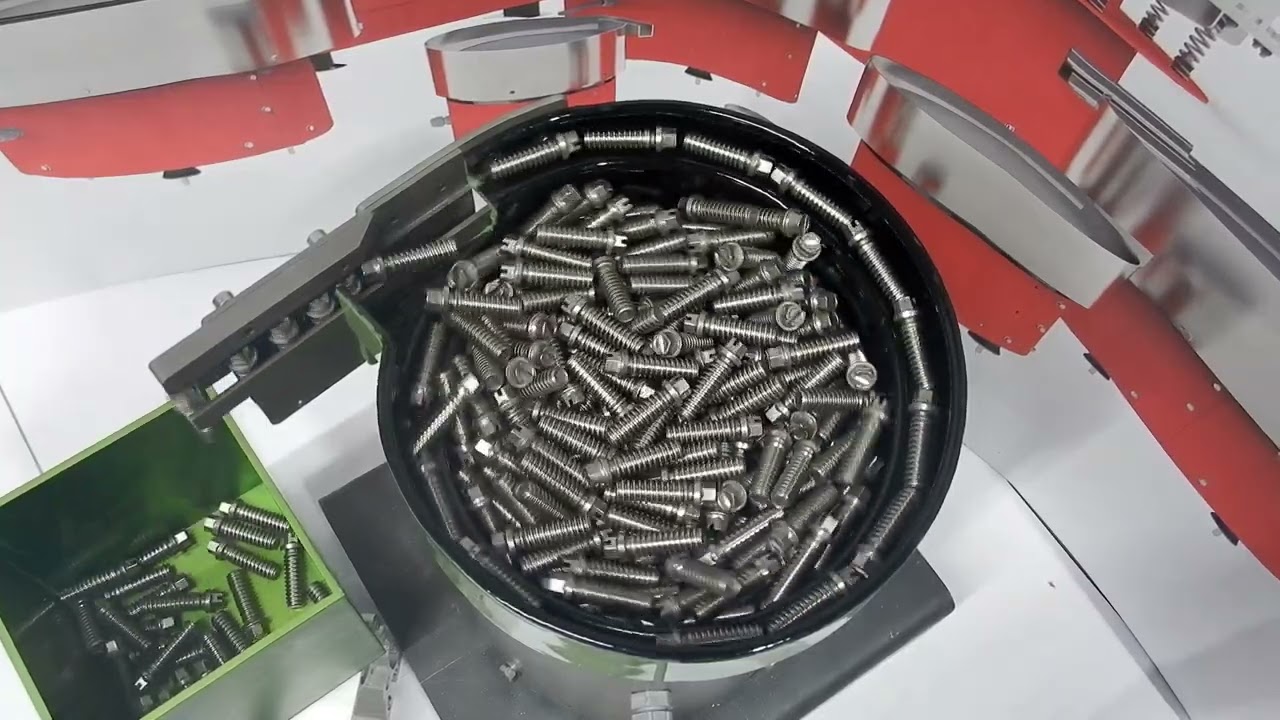 Vibratory Bowl Feeder for hardware (fasteners | set screws)