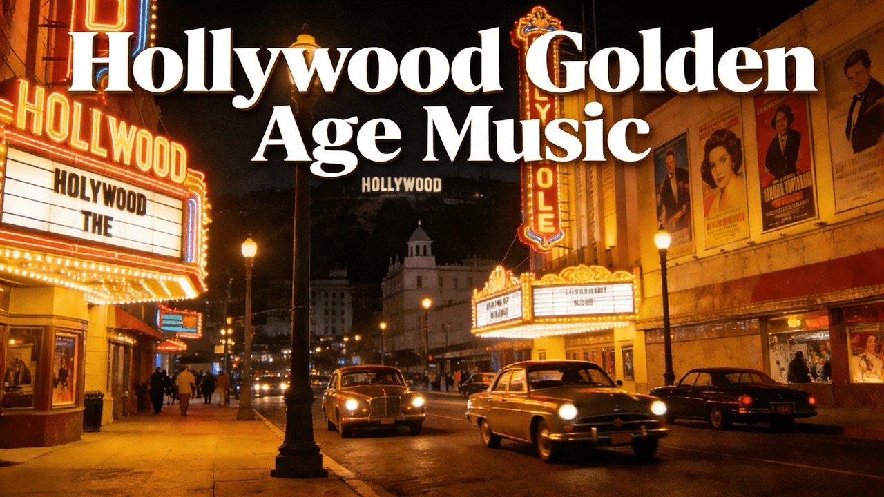 A Quiet Night in Old Hollywood | Classic Jazz & Warm Lamp Lights