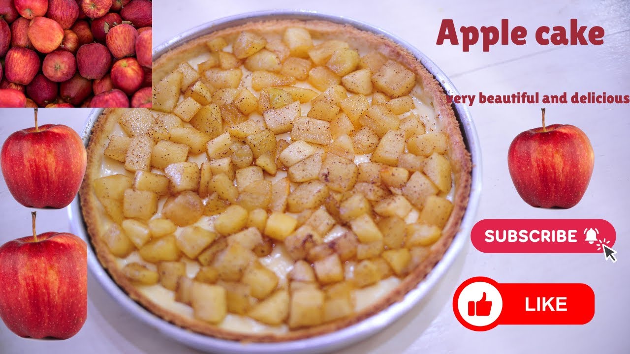 Very beautiful and delicious Apple cake  | kh Rita cooking channel |