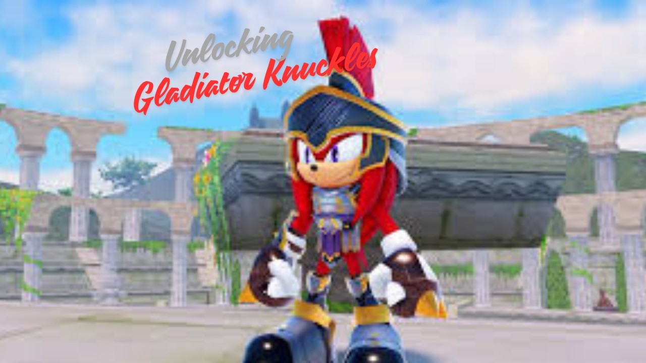 Unlocking Gladiator Knuckles !!! + Showcase (Roblox Sonic Speed Simulator)