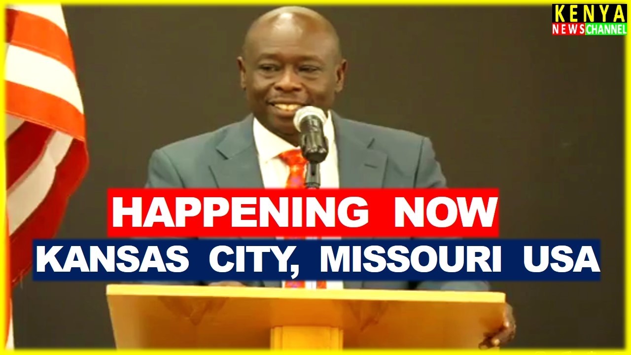 LIVE - Gachagua Addressing Kenyans in America at Matt Ross Community Center Kansas City Missouri USA