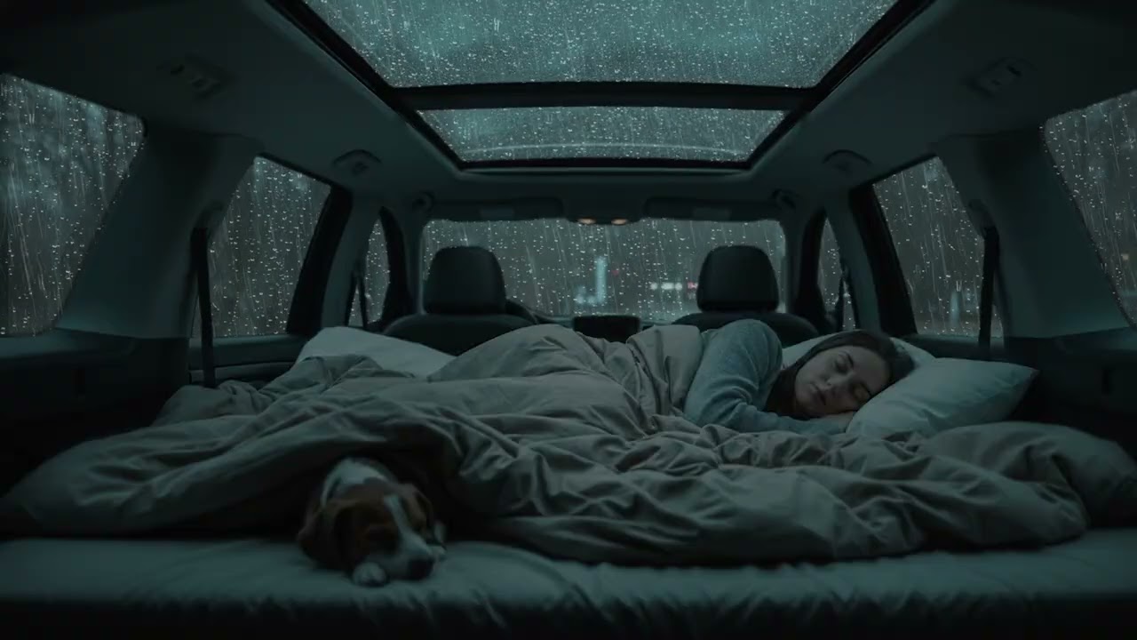 Soft Night Rain – Cozy Car Sleep Atmosphere