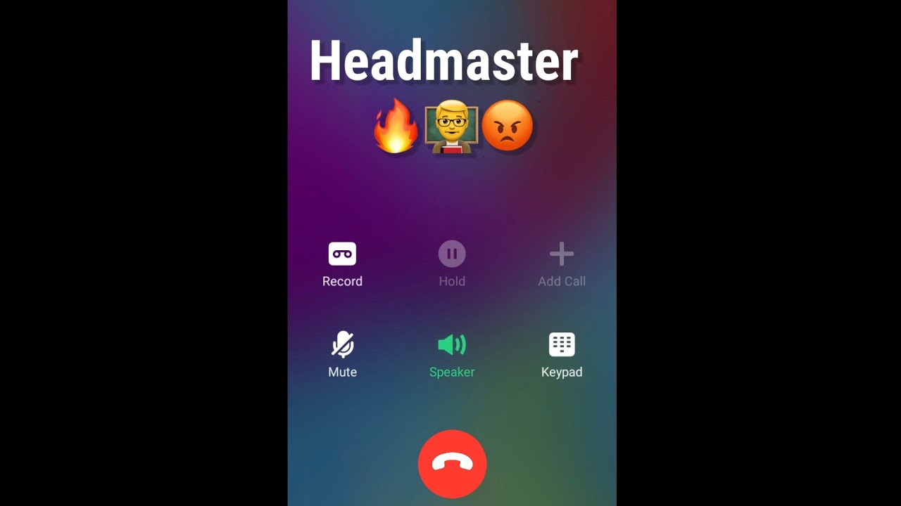 My Sir 👨‍🏫 (Headmaster 🧑‍🏫😘 ) Call Prank 😁 | The duplicate teacher played a prank on the student 😂