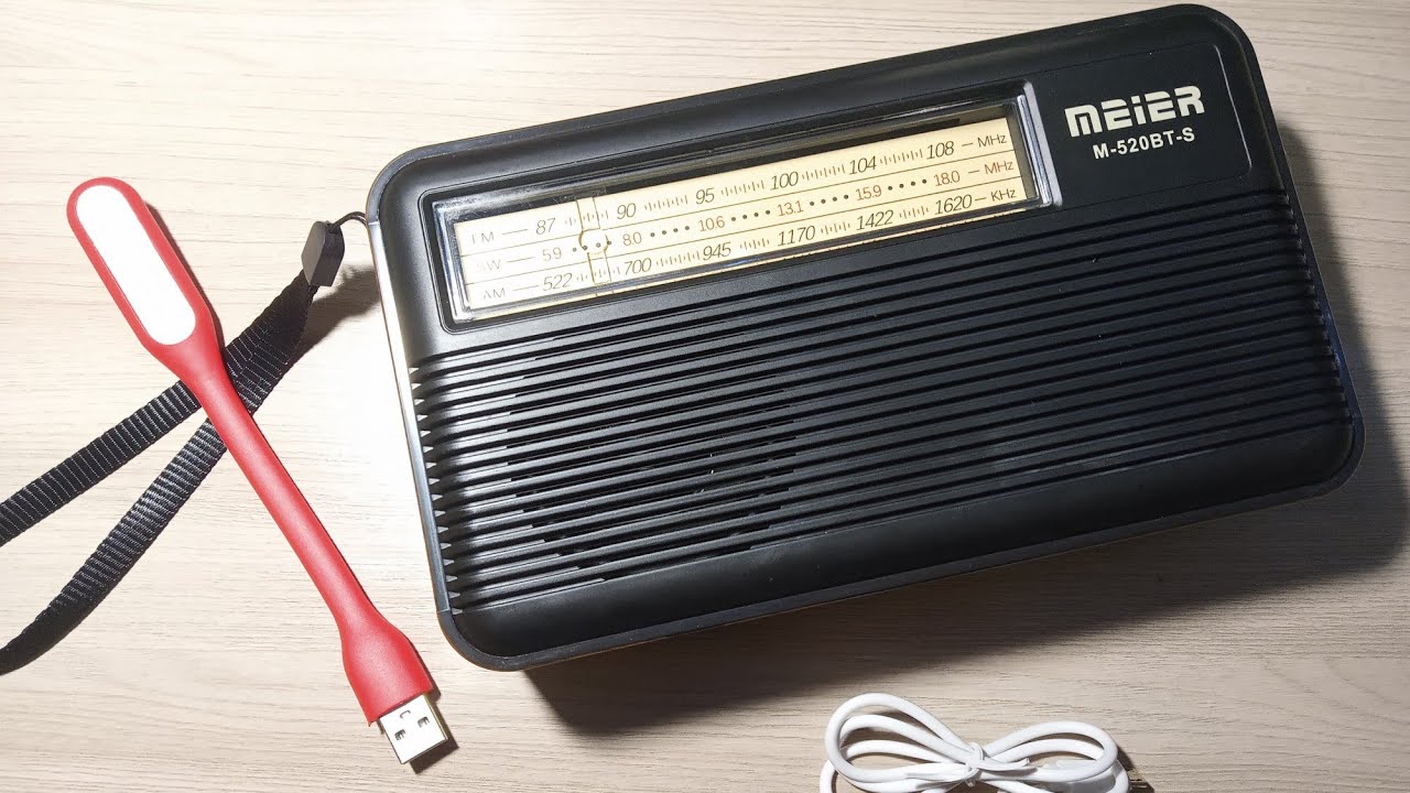 Радиоприемник Meier M-520BT-S обзор