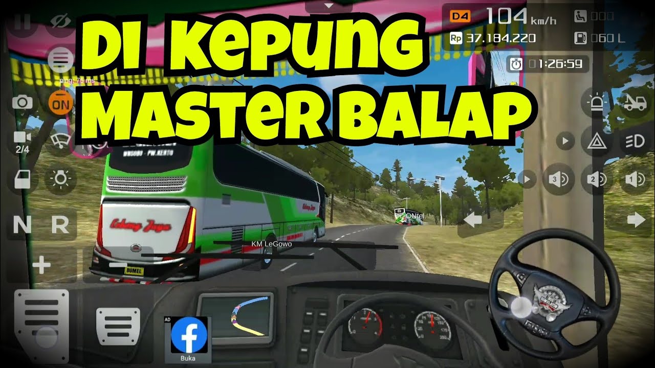 DI KEPUNG MASTER BALAP - BUSSID BALAP - BUS SIMULATOR INDONESIA