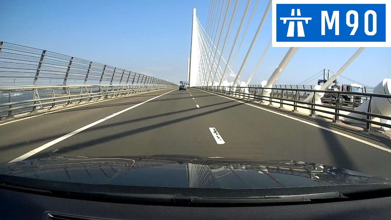 M90 Queensferry Crossing - Northbound (new Forth Road bridge)