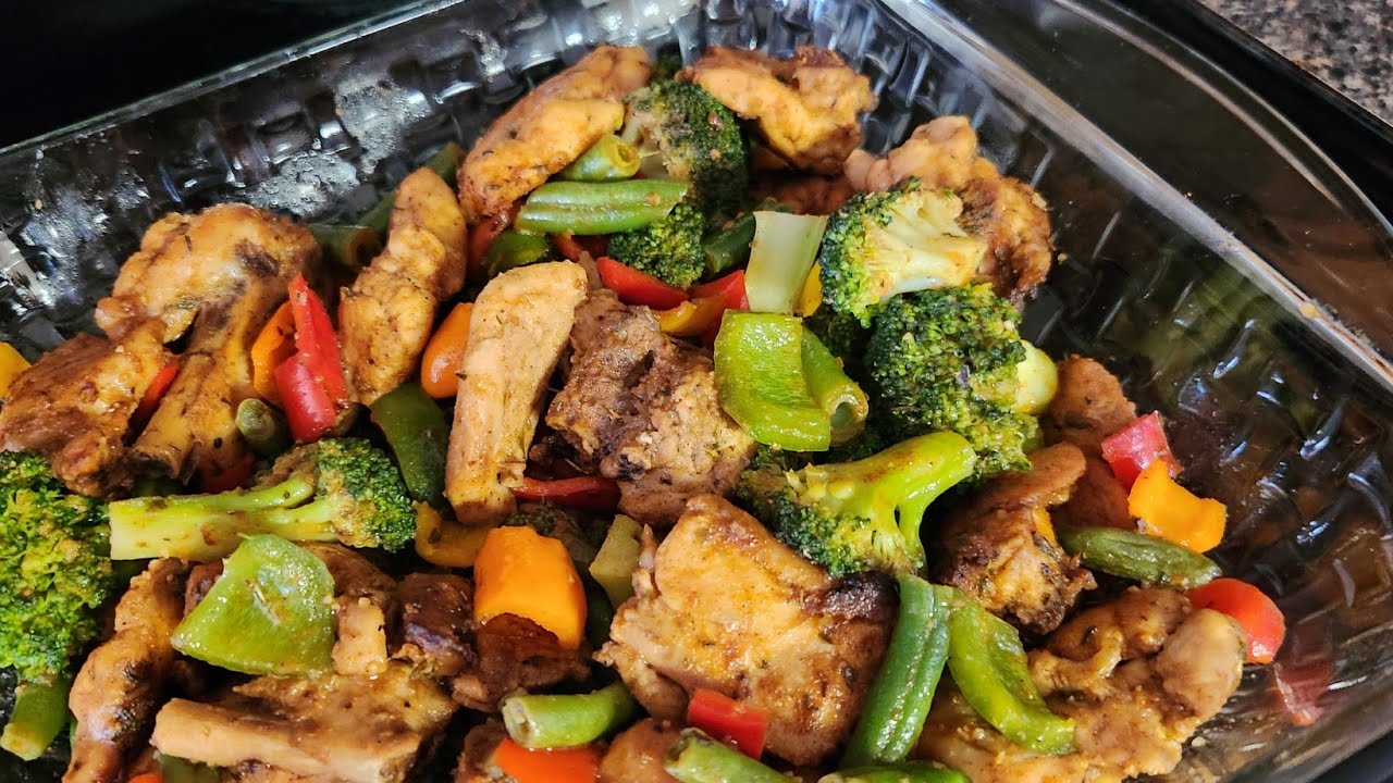 One-Pan Healthy Chicken and Vegetables Dinner