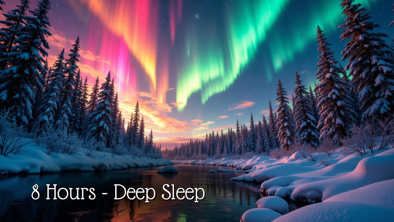 Fall Asleep in Minutes with the MOST RELAXING Northern Lights