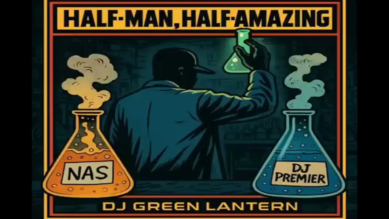 DJ Green Lantern presents Nas, DJ Premier - Half Man, Half Amazing Remix Album 2025!